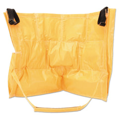 Rubbermaid Commercial 12-Compartment Brute Caddy Bag - Yellow
