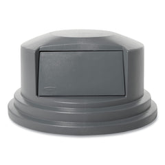 Rubbermaid Commercial BRUTE 27.55 in. Dome Top Lid for 55-Gallon Round Containers - Gray