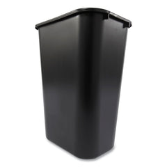 Rubbermaid Commercial 10.25-Gallon Rectangular Deskside Wastebasket - Black
