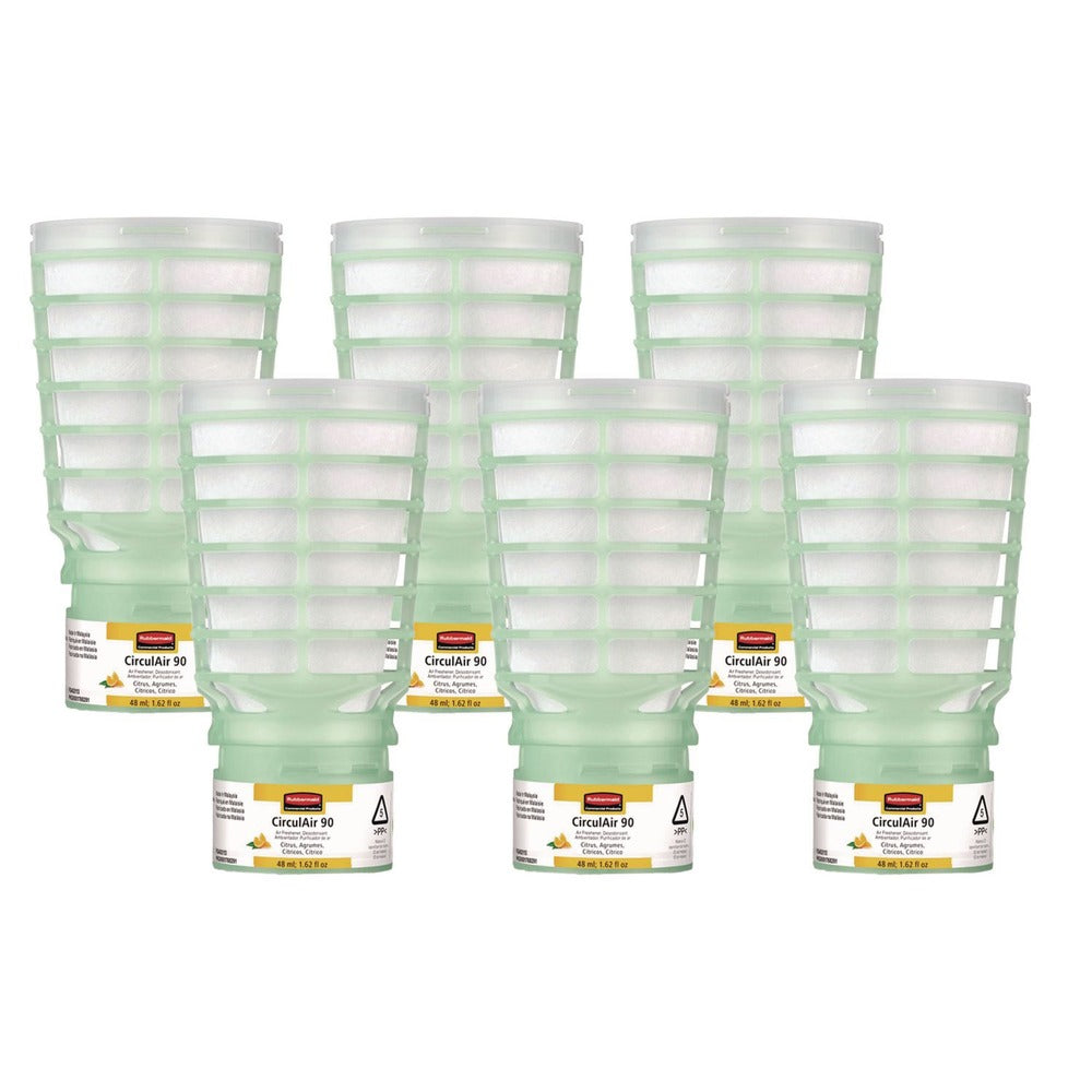 Rubbermaid Commercial 1.62 oz. TCell Microtrans Odor Neutralizer Refill - Citrus (6/Carton)