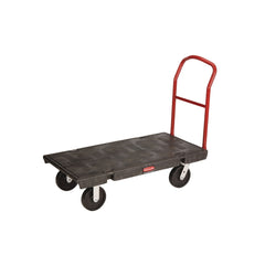 Rubbermaid Commercial 30 in. x 60 in. x 7 in. 2000 lbs. Capacity Platform Truck - Black