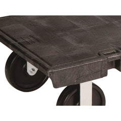 Rubbermaid Commercial 30 in. x 60 in. x 7 in. 2000 lbs. Capacity Platform Truck - Black