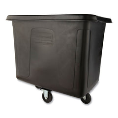 Rubbermaid Commercial 500 lbs. Capacity 105 Gallon Plastic Cube Truck - Black