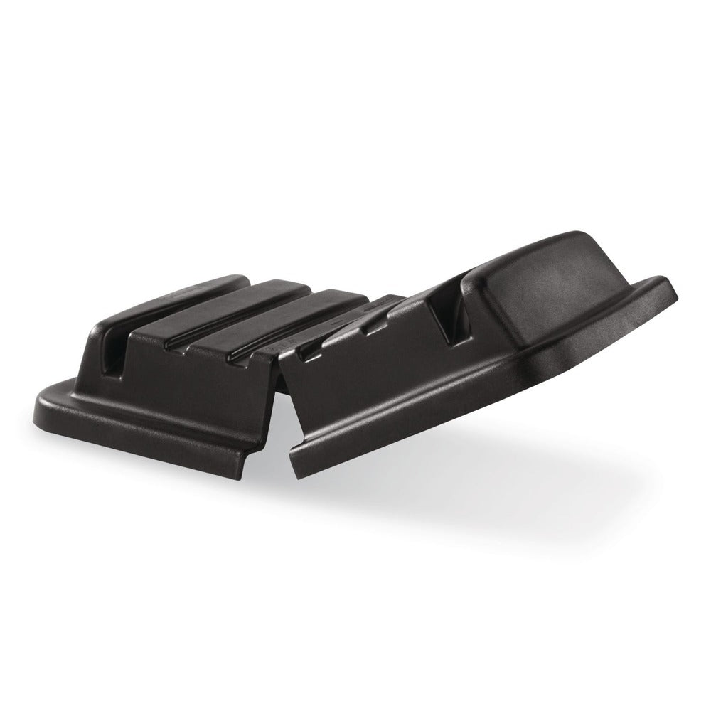 Rubbermaid Commercial 31 in. x 44.13 in. x 8.5 in. Rectangular Lid for 16 cu-ft. Truck - Black