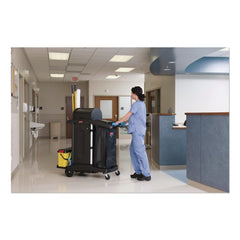 Rubbermaid Commercial Plastic Storage/Trash Compartment Cover - Black