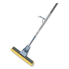 Rubbermaid Commercial Bronze Handle Steel Roller Sponge Mop with 12 in. Yellow Sponge