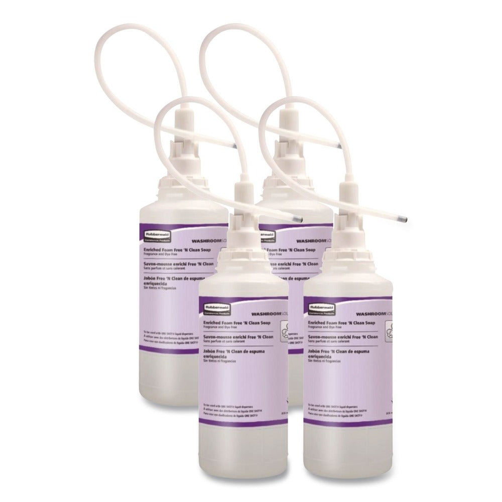 Rubbermaid Commercial 800 mL TC OneShot Moisturizer Enriched Foam Soap Refill - Unscented (4/Carton)
