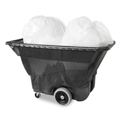 Rubbermaid Commercial 450 lbs. Capacity Rectangular Structural Foam Tilt Truck - Black