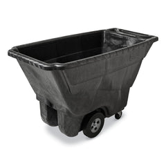 Rubbermaid Commercial 101-Gallon Structural Foam Tilt Truck with 850-lb. Capacity - Black
