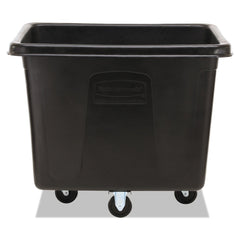 Rubbermaid Commercial 119.7 gal. 500 lbs. Capacity Plastic/Metal Cube Truck - Black