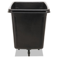 Rubbermaid Commercial 119.7 gal. 500 lbs. Capacity Plastic/Metal Cube Truck - Black