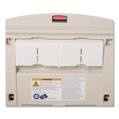 Rubbermaid Commercial 34.1 in. x 23 in. Vertical Baby Changing Station - Light Platinum