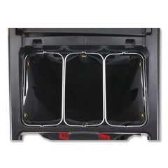 Rubbermaid Commercial 3 in. x 12.5 in. x 0.13 in. Triple Waste Steel Wire Bag Holder for Rubbermaid Commercial Janitorial and Housekeeping Carts