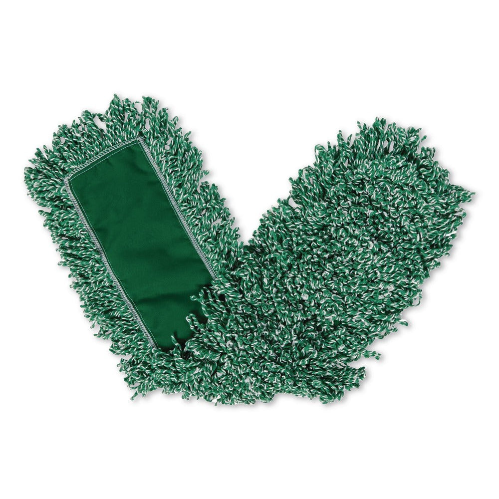 Rubbermaid Commercial 36 in. Looped End Microfiber Dust Mop Head - Green