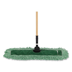 Rubbermaid Commercial 36 in. Looped End Microfiber Dust Mop Head - Green