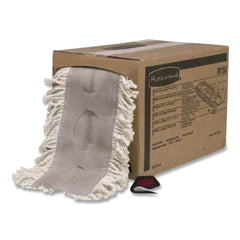 Rubbermaid Commercial 5 in. x 40 ft. Cotton Cut To Length Dust Mops - White - 1 Roll