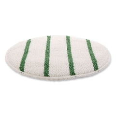 Rubbermaid Commercial 19 in. Diameter Low Profile Scrub-Strip Carpet Bonnet - White/Green