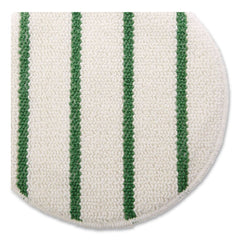 Rubbermaid Commercial 19 in. Diameter Low Profile Scrub-Strip Carpet Bonnet - White/Green