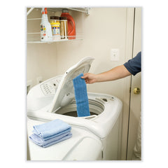 Rubbermaid Commercial Economy 18 in. Microfiber Wet Mopping Pads - Blue (12/Carton)