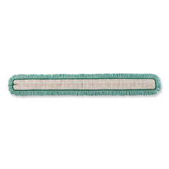 Rubbermaid Commercial HYGEN 48 in. Microfiber Dust Mop Heads With Fringe - Green