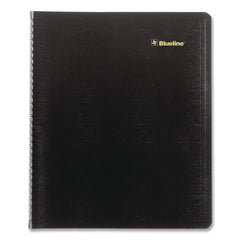 Blueline 16-Month: Sept 2025 to Dec 2026 11 in. x 9.06 in. Plan and Link Monthly Planner - Black Cover