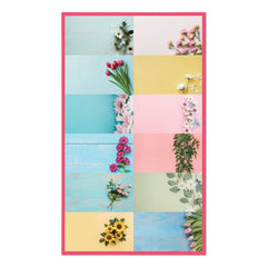 Blueline 12-Month (Jan to Dec): 2026 12 in. x 17 in. Floral Photography Romantic Wall Calendar - White/Multicolor Sheets