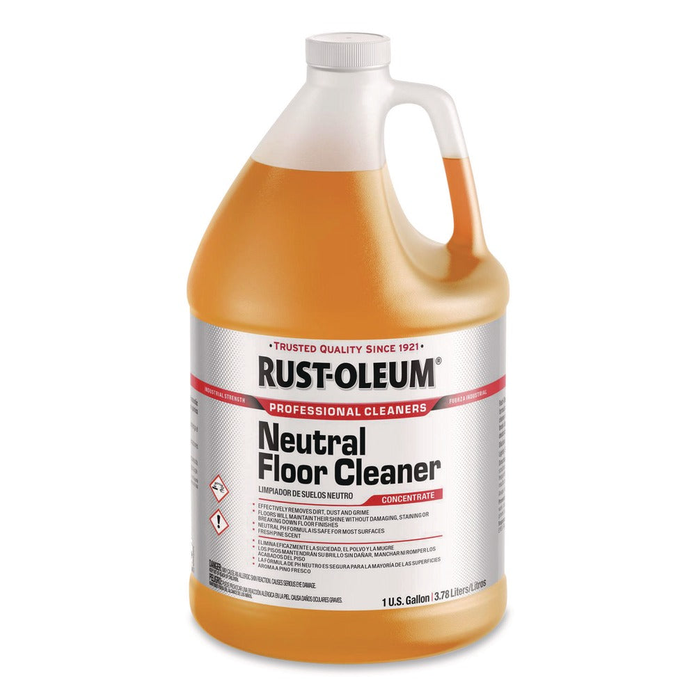 Rust-Oleum Concentrated Neutral Floor Cleaner Pine Scent 1 gal Bottle (4/Carton)