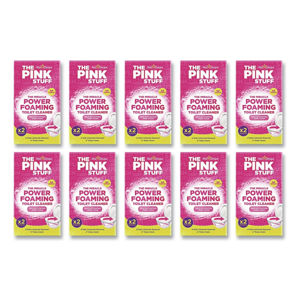 The Pink Stuff Miracle 3.5 oz Foaming Toilet Powder - Fruity Scent (10/Carton)