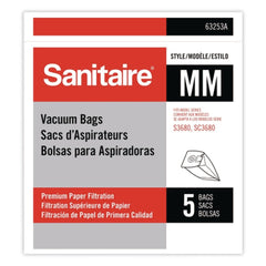 Sanitaire Style MM Disposable Dust Bags with Allergen Filter for SC3683A/SC3683B (5/Pack)