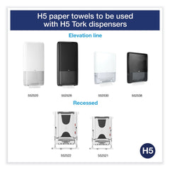 Tork 1-Ply 7.91 in. x 8.85 in. PeakServe Continuous Hand Towel - White (12/Carton)