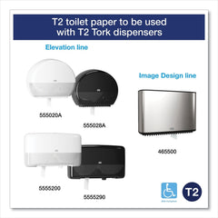 Tork 3.48 in. x 751 ft. Septic Safe, 2-Ply Advanced Jumbo Bath Tissue - White (12 Rolls/Carton)