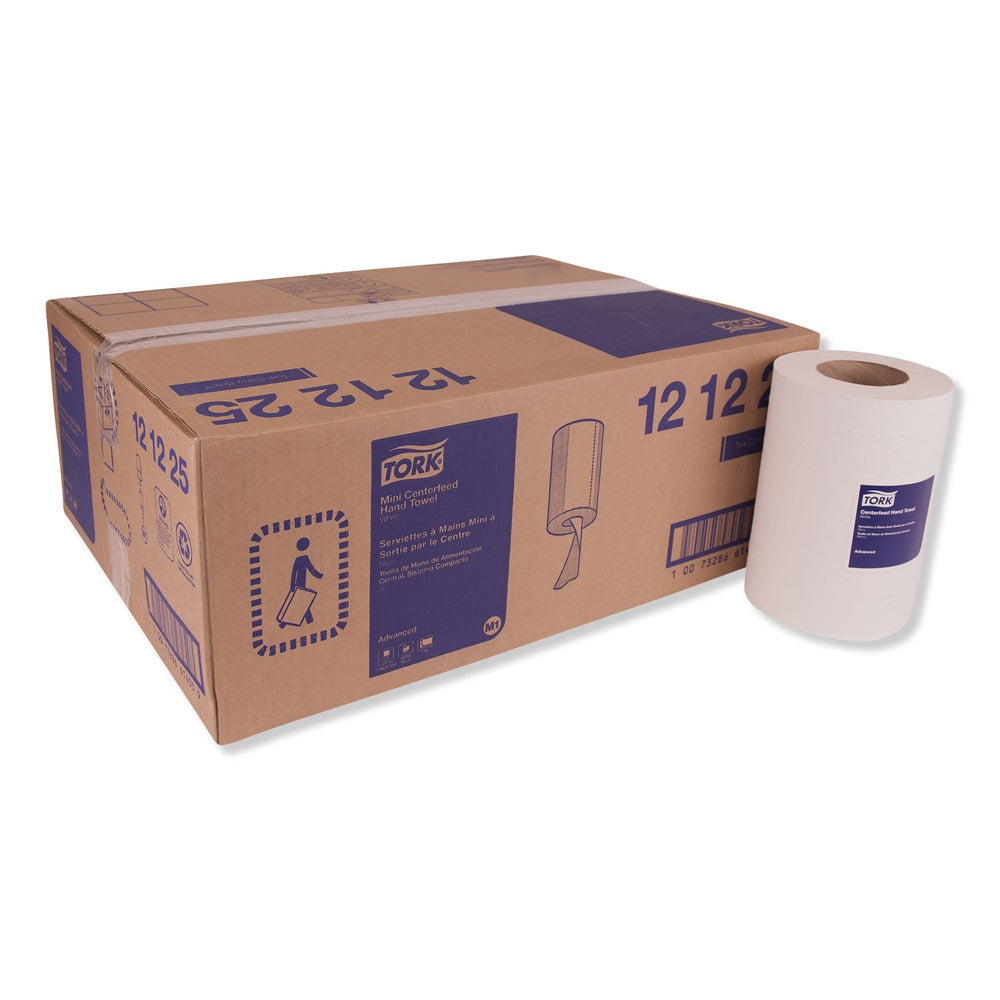 Tork 2-Ply 8.3 in. x 11.8 in. Advanced Soft Mini Centerfeed Hand Towel (12/Carton)