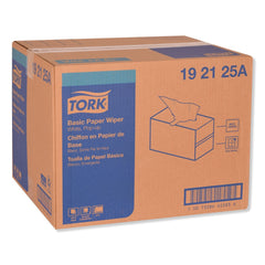 Tork 192125A 9 x 10.25 2-Ply Multipurpose Paper Wiper - White (18/Carton)