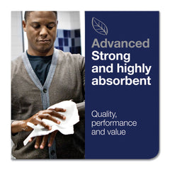 Tork 290092A Advanced Matic 7.7 in. x 525 ft. 2-Ply Hand Towel Roll - White (6/Carton)