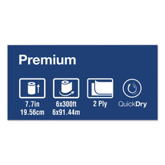 Tork Premium Matic 7.7 in. x 300 ft. 2-Ply Extra Soft Hand Towel Roll - White (6/Carton)