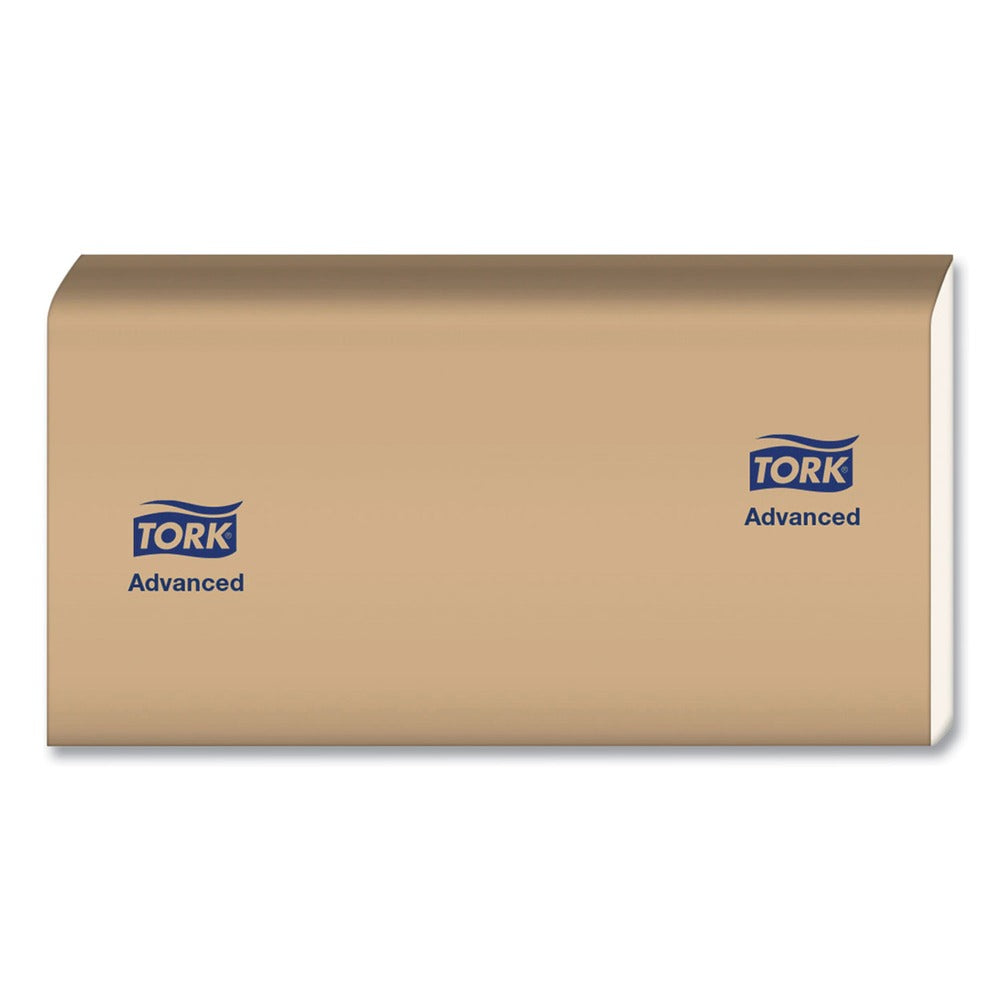 Tork 424824 Advanced 9 x 9.5 1-Ply Multifold Hand Towel - White (16/Carton)