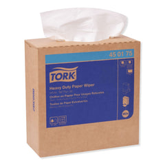 Tork 1 Ply Heavy-Duty Paper Wiper - Unscented, White (900/Carton)