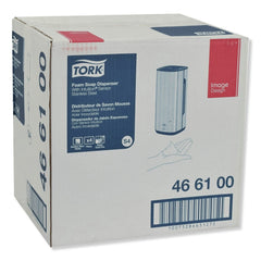 Tork 466100 Image Design 4.5 x 5.12 x 10.62 1 L Foam Skincare Automatic Dispenser with Intuition Sensor - Stainless Steel