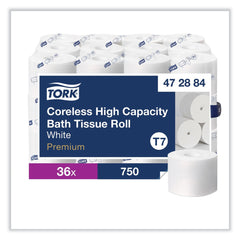 Tork 2-Ply Coreless High Capacity Bath Tissue - White (36/Carton)