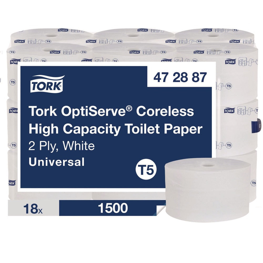 Tork 2-Ply OptiServe High-Capacity Coreless Toilet Paper - White (18/Carton)