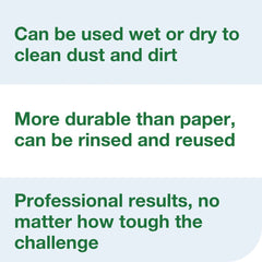 Tork 500176 1-Ply 8.3 in. x 16.1 in. Light Duty Cleaning Cloth Pop Up Box - White (10/Carton)