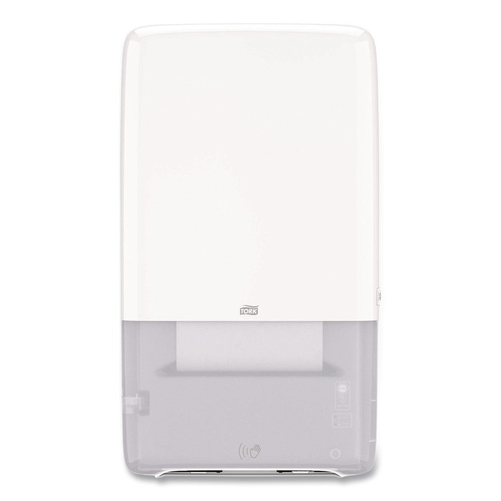 Tork PeakServe 14.47 in. x 4.04 in. x 25.15 in. Automatic Continuous Paper Hand Towel Dispenser - White