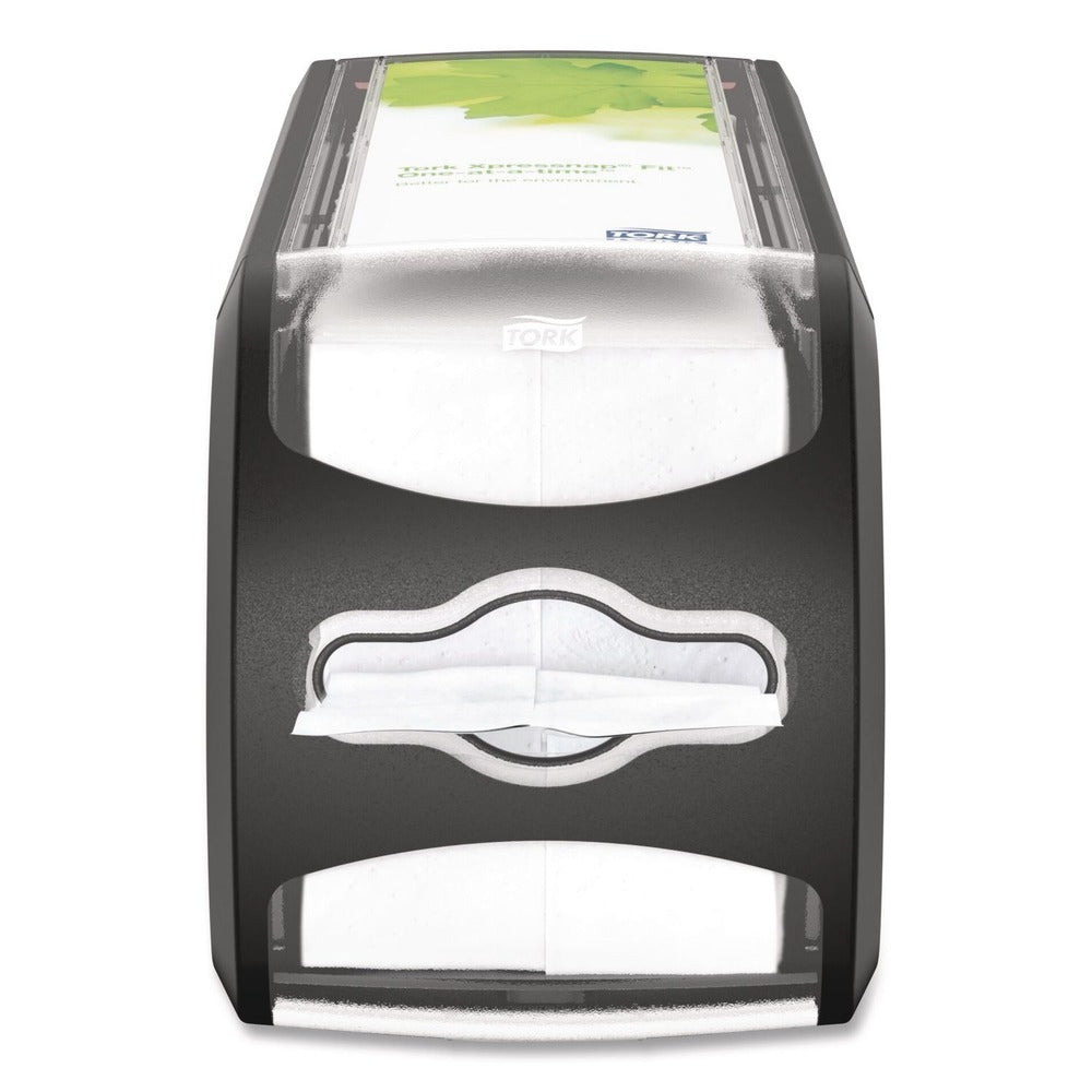 Tork Xpressnap Fit 4.8 x 12.8 x 5.6 Countertop Napkin Dispenser - Black