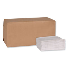 Tork 1-Ply 13 in. x 12 in. Universal Masterfold Dispenser Napkins - White (6000/Carton)