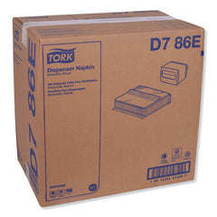 Tork 1 Ply 13 in. x 12 in. Masterfold Dispenser Napkins - Natural (6000/Carton)