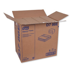Tork 1 Ply 13 in. x 12 in. Masterfold Dispenser Napkins - Natural (6000/Carton)