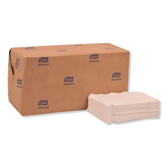Tork 1-Ply 12 in. x 17 in. Advanced Masterfold Dispenser Napkins - White (6000/Carton)