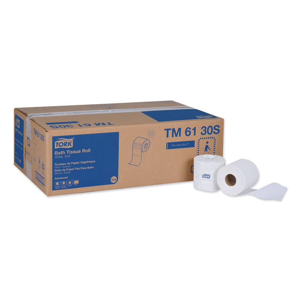Tork Advanced 2-Ply Septic Safe Bath Tissue - White (48/Carton)