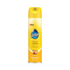 Pledge 9.7 oz Aerosol Spray Furniture Polish - Orange Clean Scent