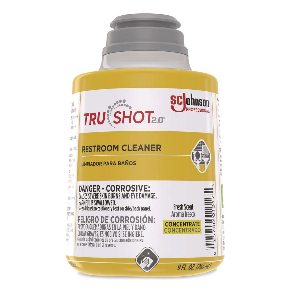 SC Johnson TruShot 2.0 Restroom Cleaner Fresh Scent 9 oz Cartridge (4/Carton)